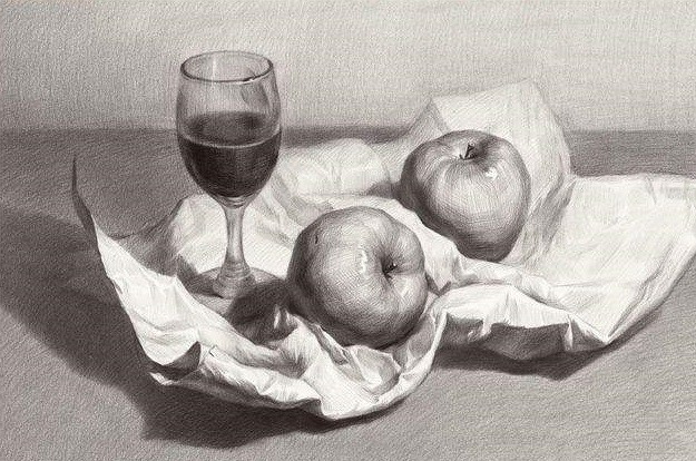素描静物